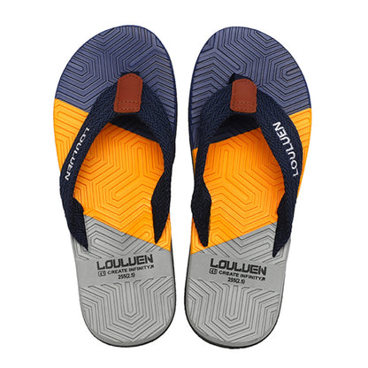 Men Slippers Outside Beach Flat Flip-flop Summer Casual Slippers Indoor Home Male Comfortable Anti-slip Shoes Thong Sandals