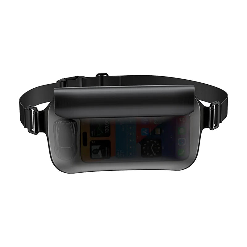 30M Underwater Waterproof Adjustable Waist Bag for Swimming Snorkeling Skiing & Snowboarding - Dry Shoulder Phone Pouch