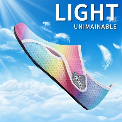 Quick Drying Water Shoes Non-Slip Breathable Summer Aqua Beach Sandal Flat Shoe Seaside Slipper For Men Women Creek Shoes 1Pair