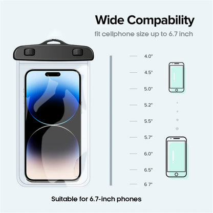 IP68 PVC waterproof phone case swimming water proof bag universal underwater phone protector pouch for iPhone 15 14 13 pro Redmi