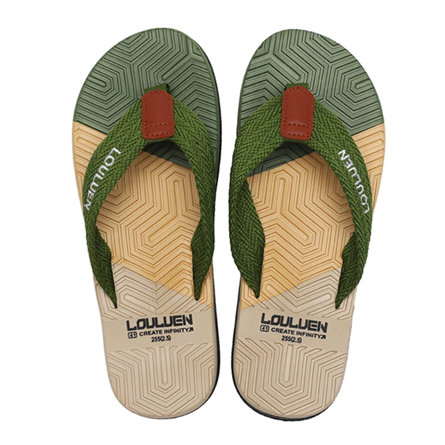 Men Slippers Outside Beach Flat Flip-flop Summer Casual Slippers Indoor Home Male Comfortable Anti-slip Shoes Thong Sandals