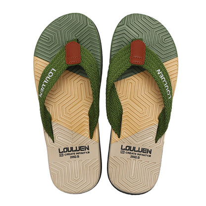 Men Slippers Outside Beach Flat Flip-flop Summer Casual Slippers Indoor Home Male Comfortable Anti-slip Shoes Thong Sandals