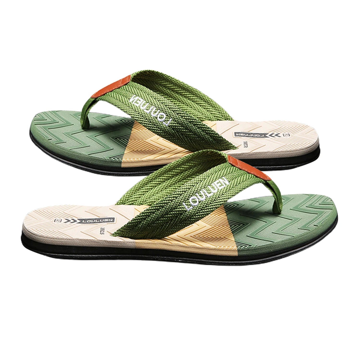 Men Slippers Outside Beach Flat Flip-flop Summer Casual Slippers Indoor Home Male Comfortable Anti-slip Shoes Thong Sandals