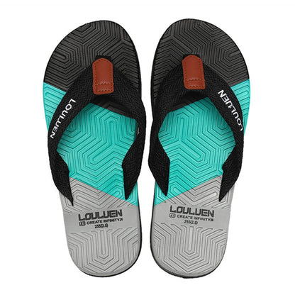 Men Slippers Outside Beach Flat Flip-flop Summer Casual Slippers Indoor Home Male Comfortable Anti-slip Shoes Thong Sandals