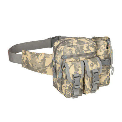 Multi-sport water bottle waist bag is detachable and suitable for outdoor sports such as mountaineering, camping, and hiking