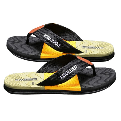 Men Slippers Outside Beach Flat Flip-flop Summer Casual Slippers Indoor Home Male Comfortable Anti-slip Shoes Thong Sandals