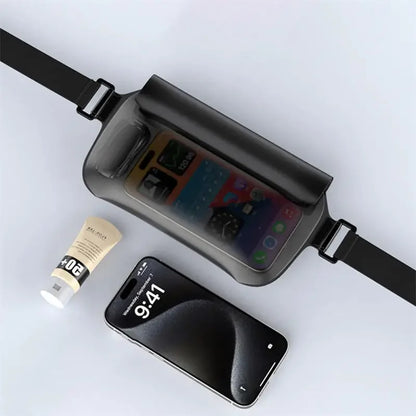 30M Underwater Waterproof Adjustable Waist Bag for Swimming Snorkeling Skiing & Snowboarding - Dry Shoulder Phone Pouch
