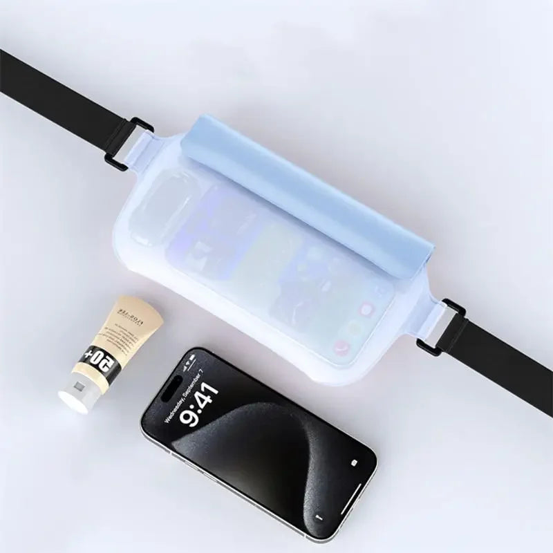 30M Underwater Waterproof Adjustable Waist Bag for Swimming Snorkeling Skiing & Snowboarding - Dry Shoulder Phone Pouch