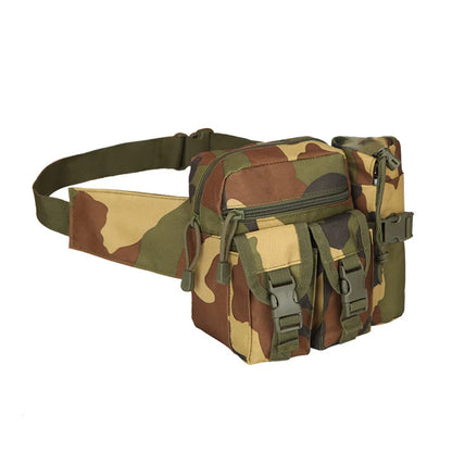 Multi-sport water bottle waist bag is detachable and suitable for outdoor sports such as mountaineering, camping, and hiking