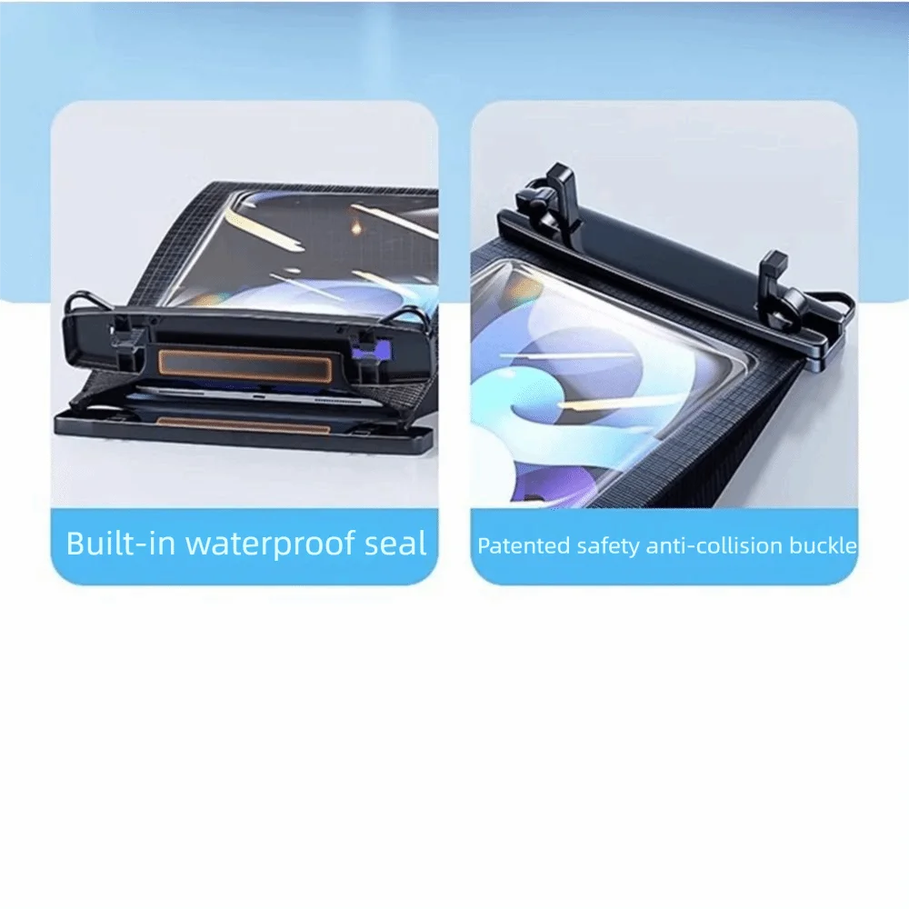 Touch Screen Waterproof Phone Bag Adjustable Lanyard Stereoscopic Underwater Swim Storage Pouch Large Capacity IPX8 Waterproof