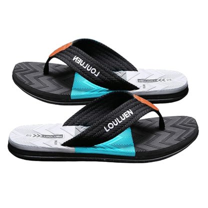 Men Slippers Outside Beach Flat Flip-flop Summer Casual Slippers Indoor Home Male Comfortable Anti-slip Shoes Thong Sandals