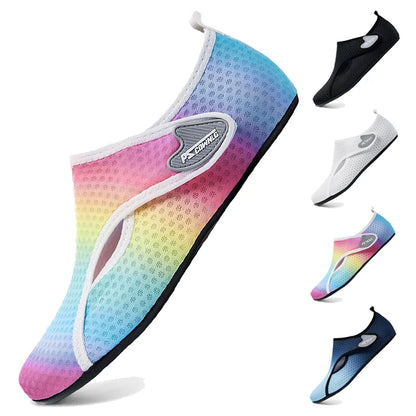 Quick Drying Water Shoes Non-Slip Breathable Summer Aqua Beach Sandal Flat Shoe Seaside Slipper For Men Women Creek Shoes 1Pair